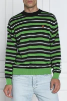 de lână pulover | regular fit Kenzo 	verde	