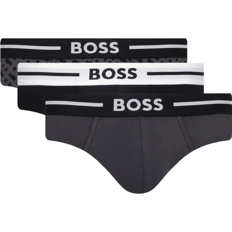 BOSS BLACK Chiloți slipi 3-pack Bold Design