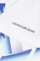 Tricou PIXELATED MONOGRAM | Regular Fit CALVIN KLEIN JEANS 	alb	