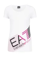 tricou | Slim Fit EA7 	alb	
