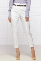 Pantaloni | Tailored slim Peserico 	alb	