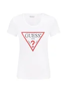 tricou SS CN BASIC TRIANGLE | Slim Fit GUESS 	alb	