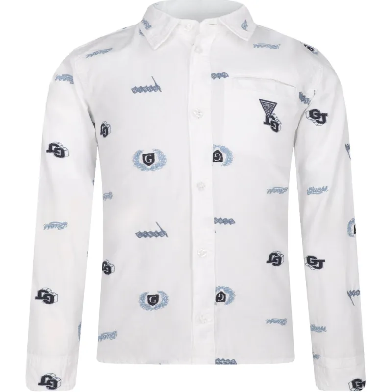 Guess Cămașă POPLIN | Regular Fit