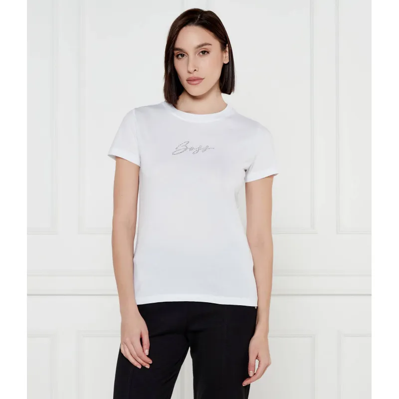 BOSS ORANGE Tricou C_Esogo_2_MA_crystal | Regular Fit