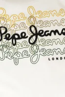 Tricou | Regular Fit Pepe Jeans London 	alb	